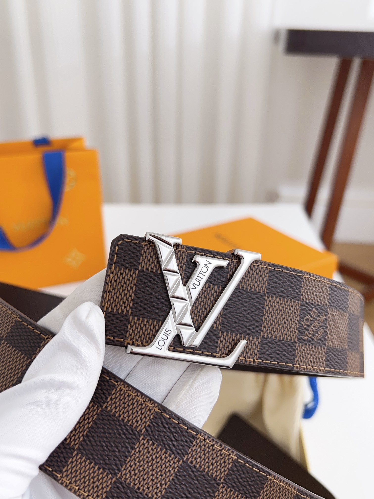 Louis Vuitton Basic Belt Cow Leather Waterproof