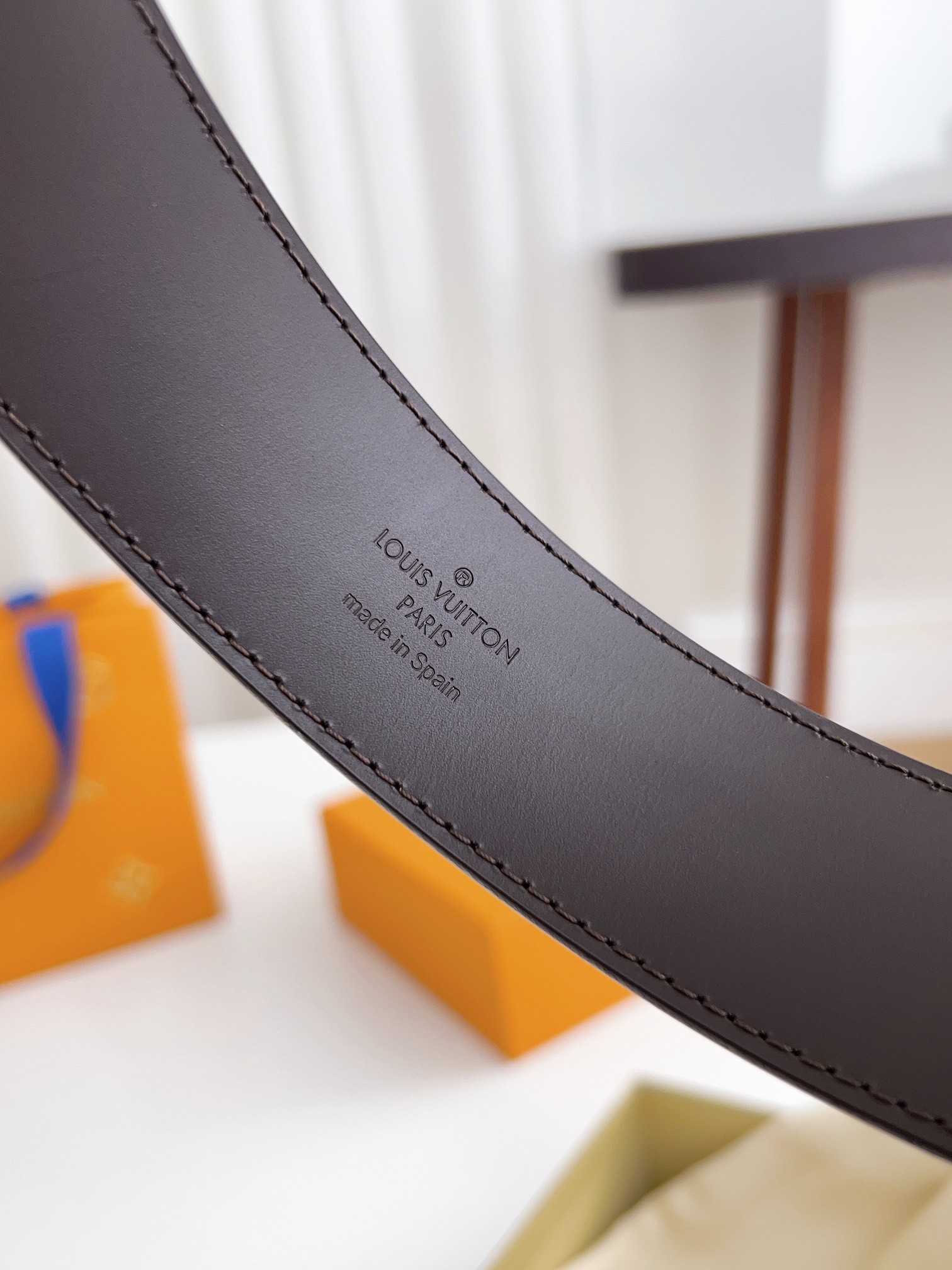 Louis Vuitton Basic Belt Cow Leather Waterproof