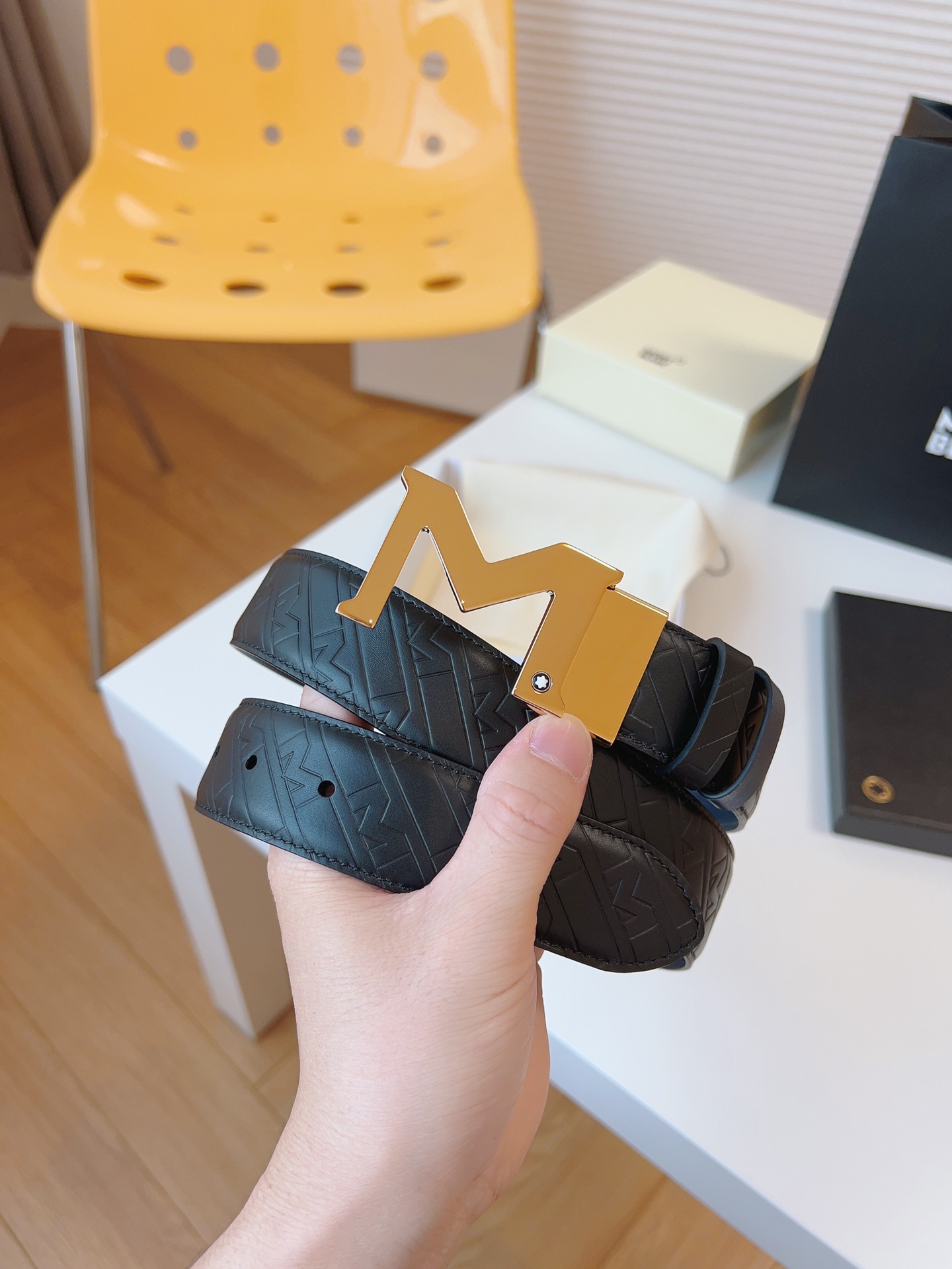 Montblanc Leather Belt 35mm