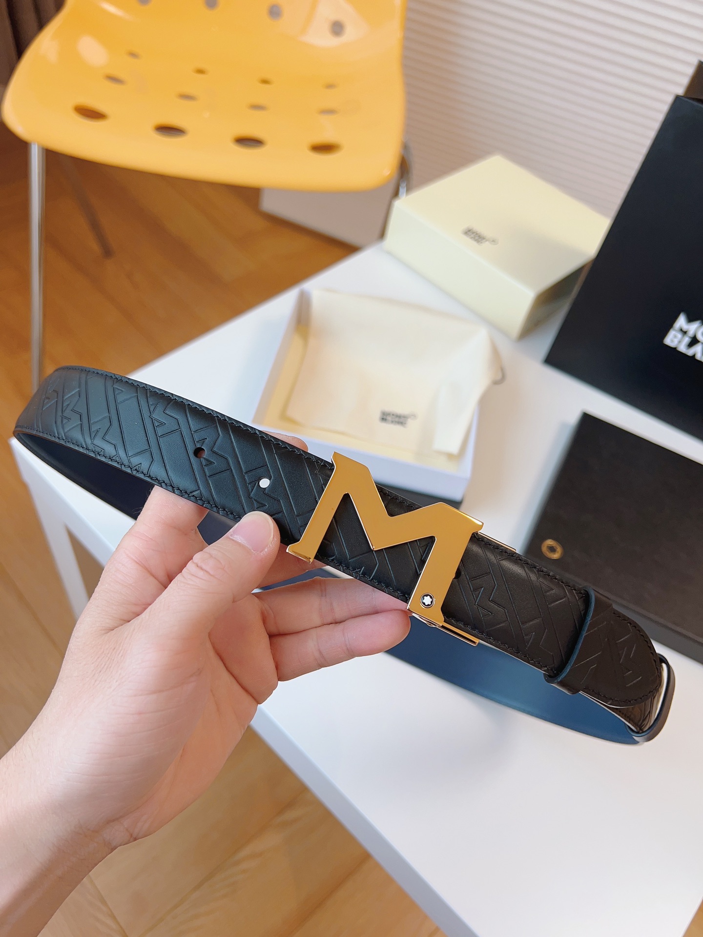 Montblanc Leather Belt 35mm