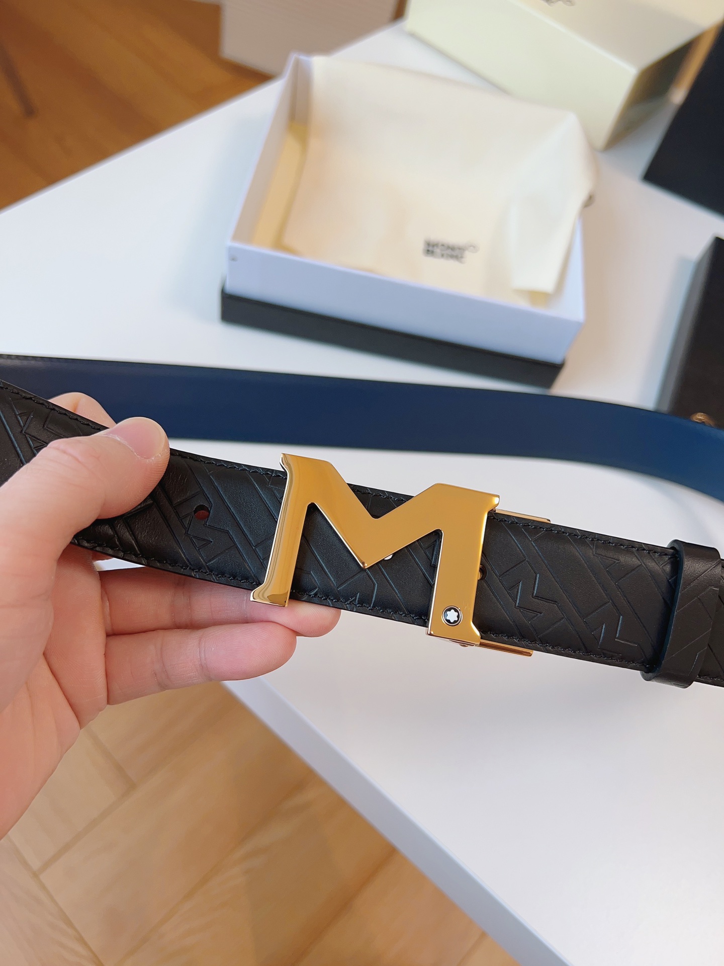 Montblanc Leather Belt 35mm