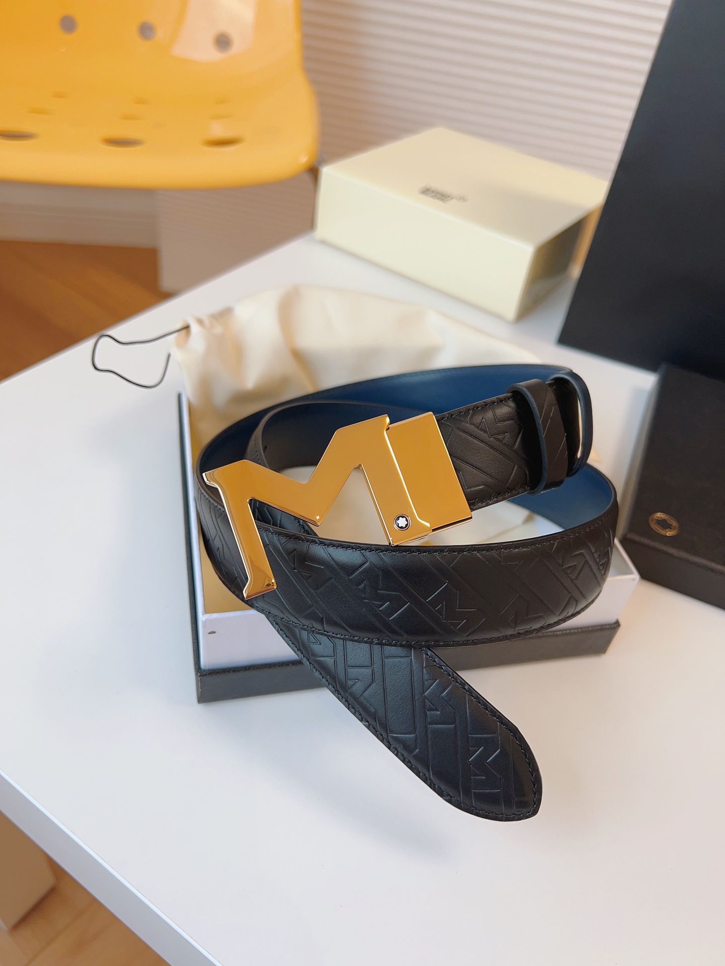 Montblanc Leather Belt 35mm