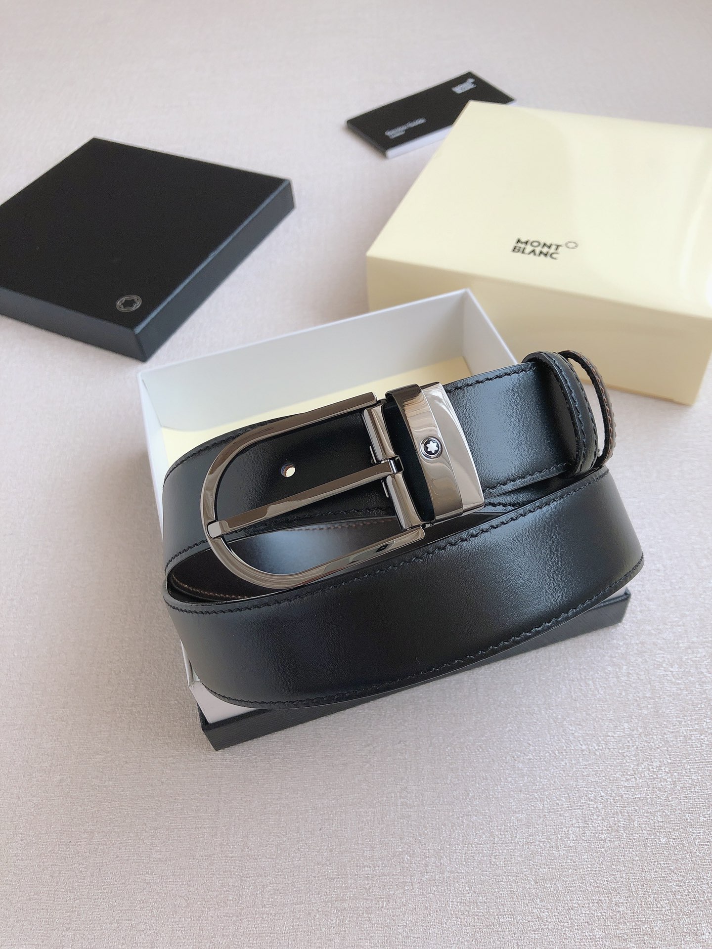 Montblanc Leather Belt 35mm