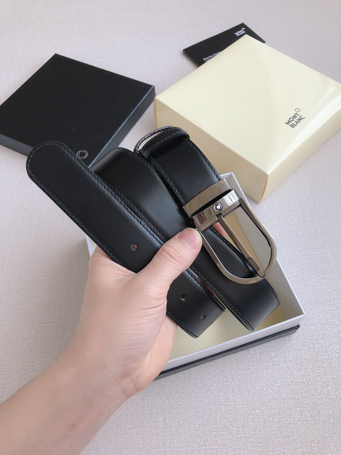 Montblanc Leather Belt 35mm