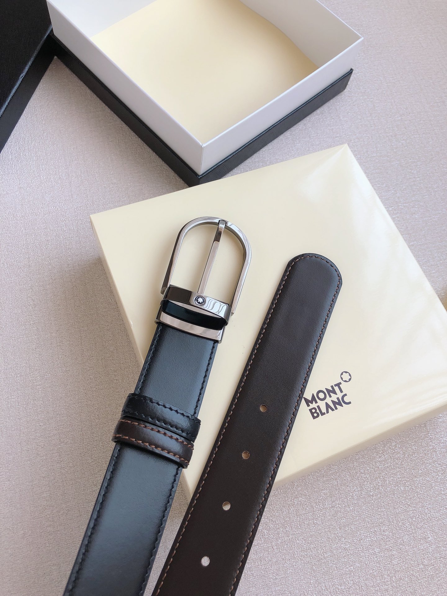Montblanc Leather Belt 35mm