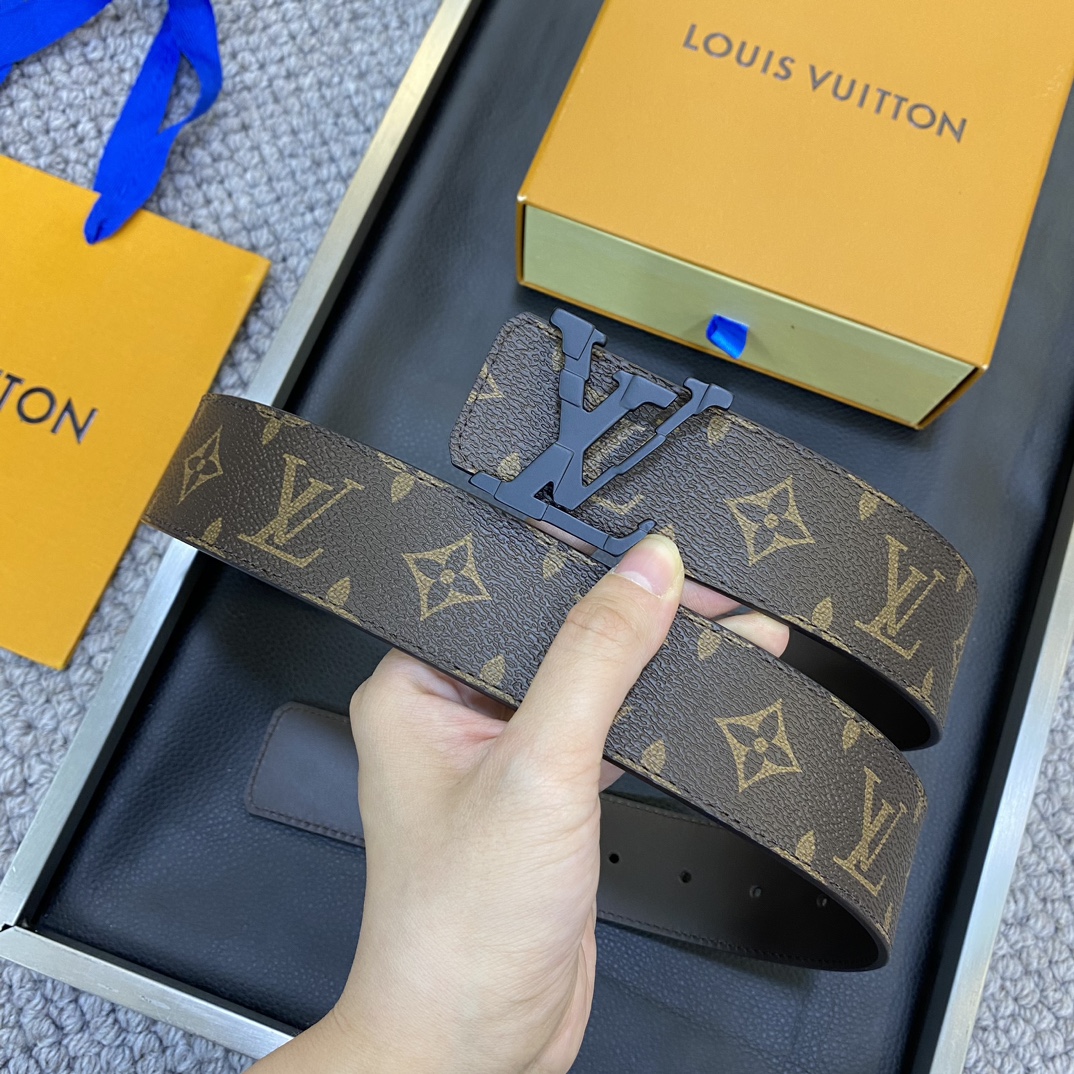 Louis Vuitton Basic Belt Cow Leather M-l