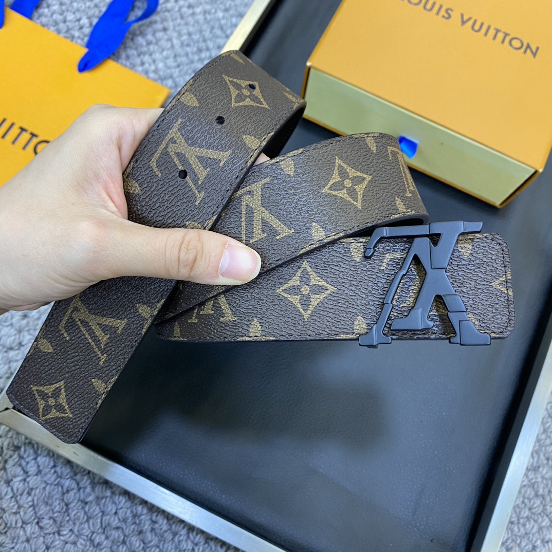 Louis Vuitton Basic Belt Cow Leather M-l