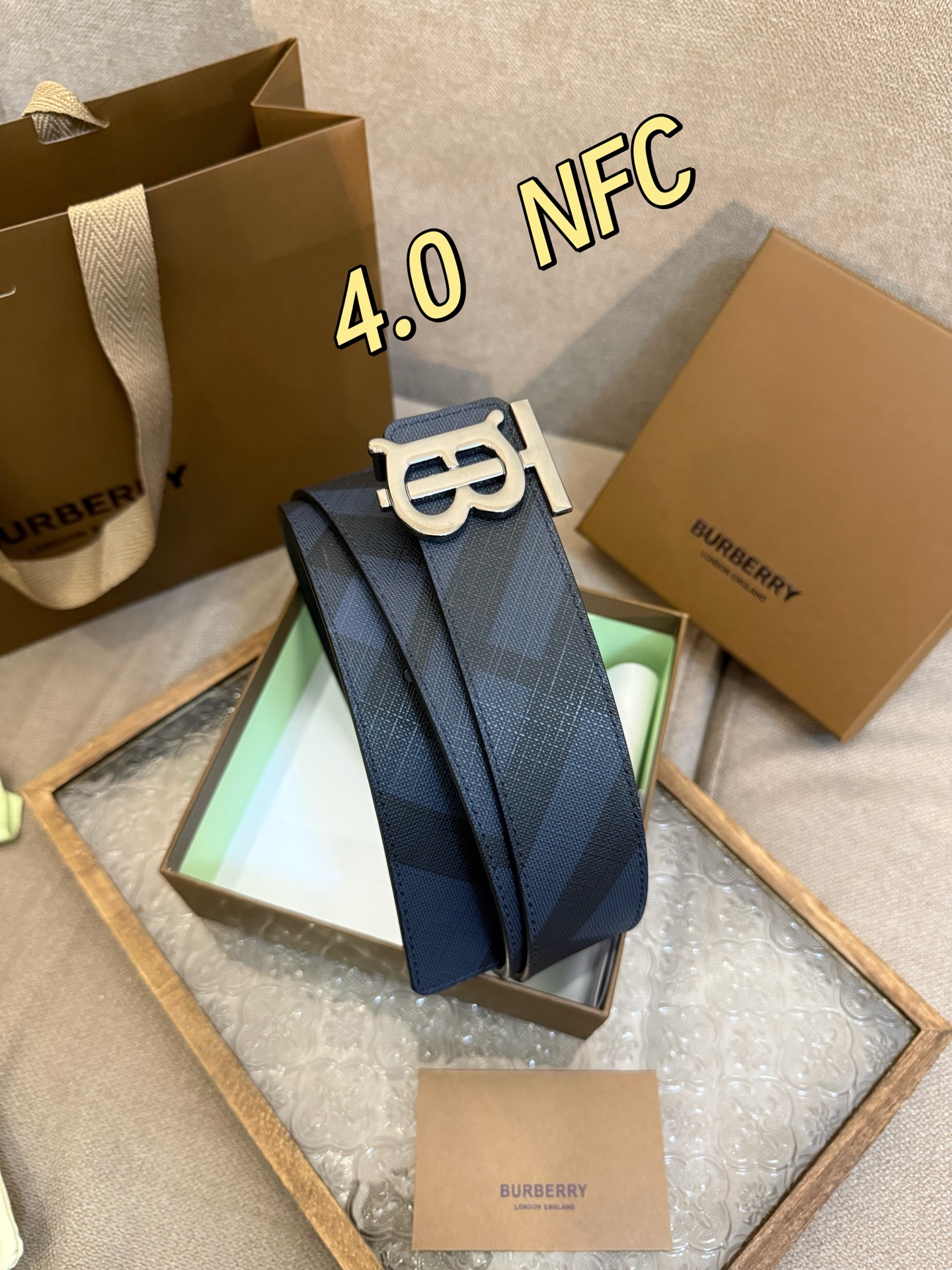 Burberry Basic Belt Cow Leather M