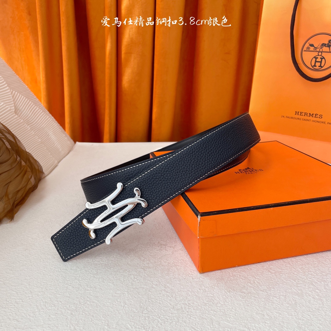 Hermès Male Leather Belt S-m