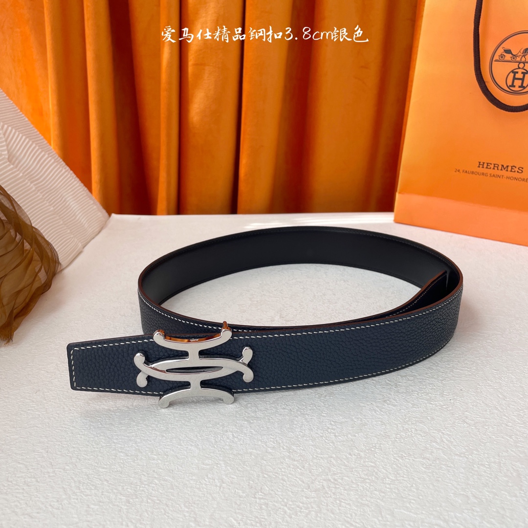 Hermès Male Leather Belt S-m