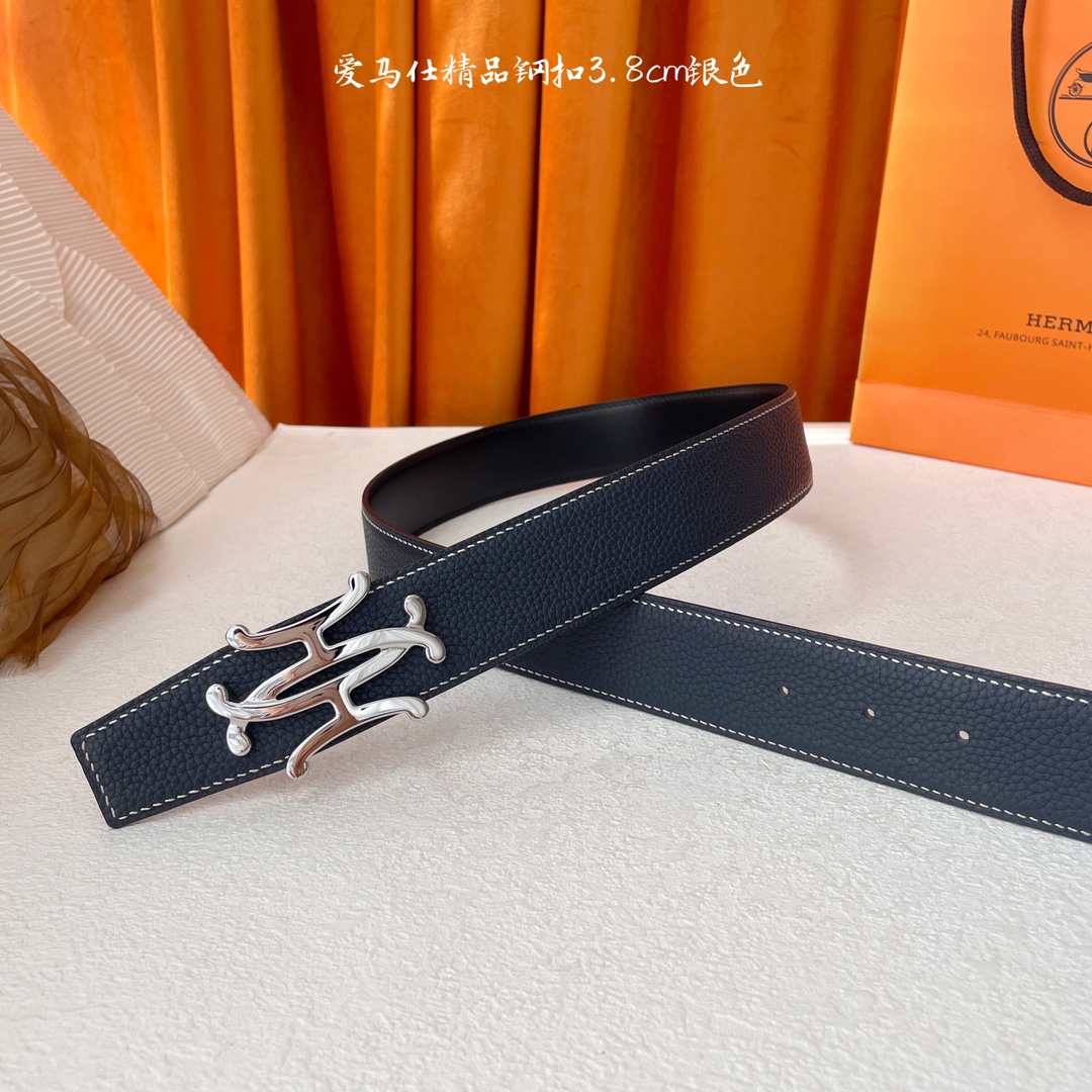 Hermès Male Leather Belt S-m
