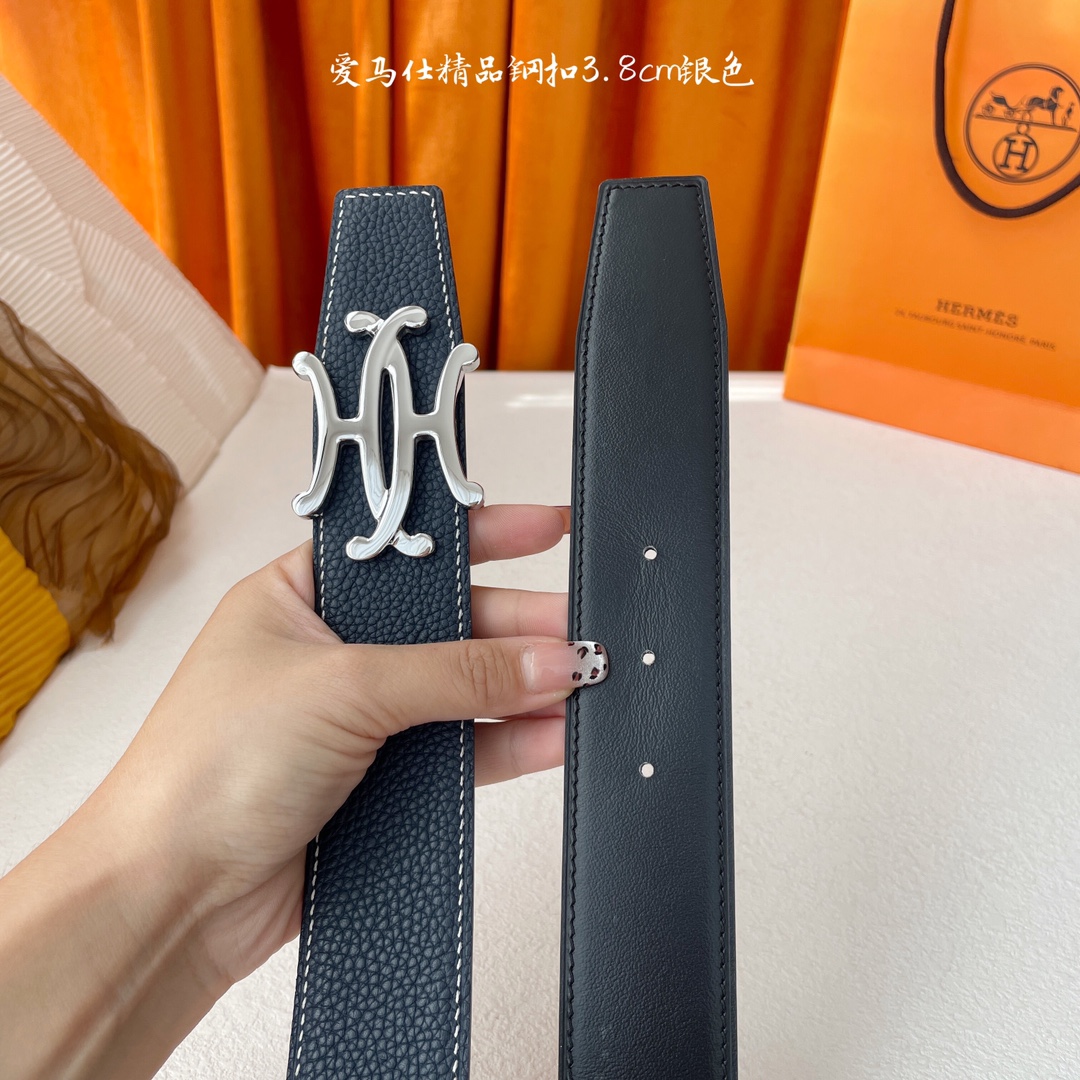Hermès Male Leather Belt S-m