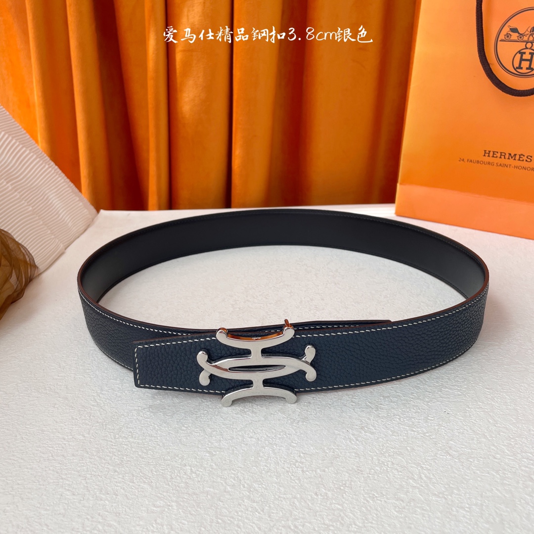 Hermès Male Leather Belt S-m