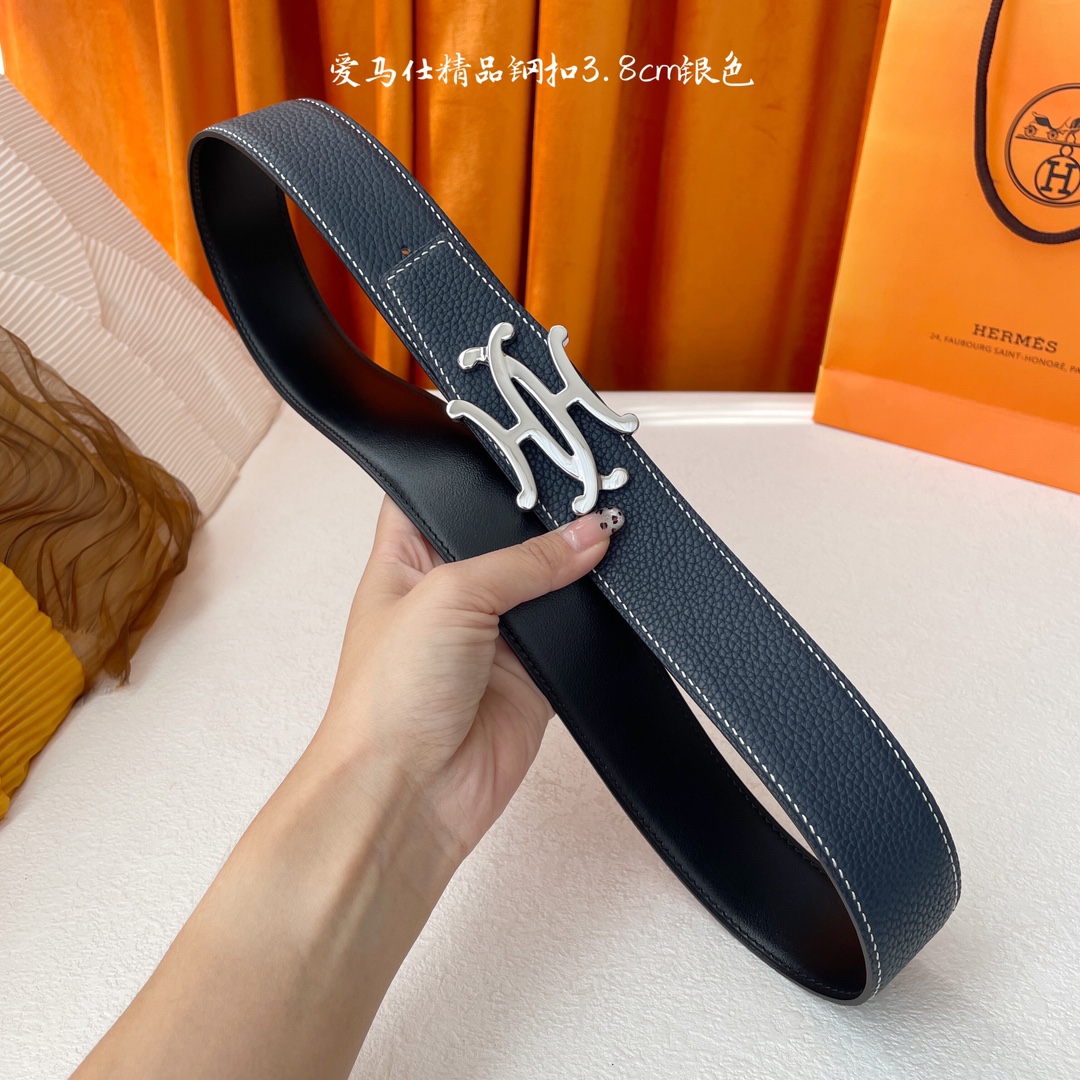 Hermès Male Leather Belt S-m