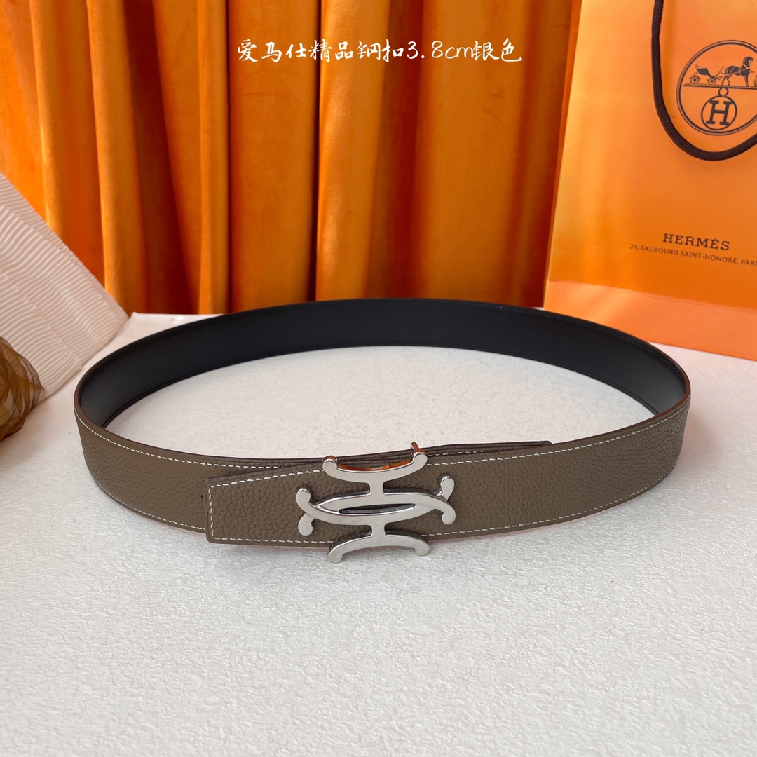 Hermès Male Leather Belt S-m