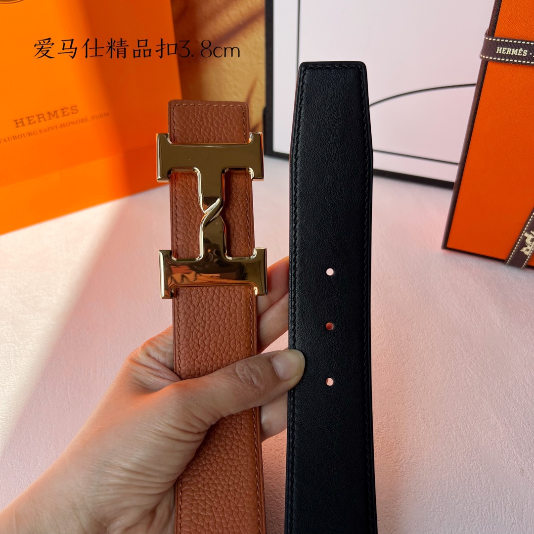 Hermès Male Basic Belt Cow Leather M