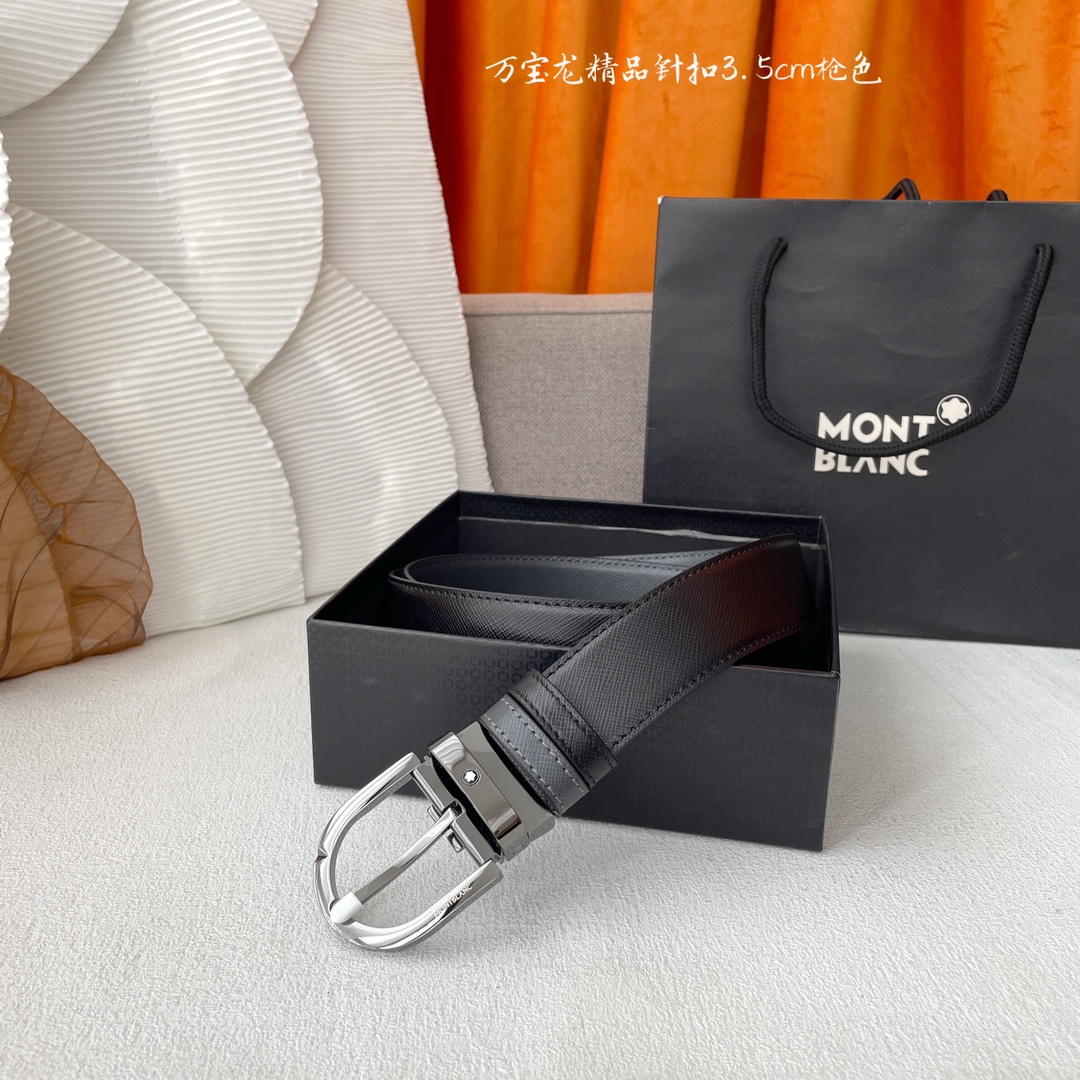 Montblanc Male Basic Belt Cow Leather M-l