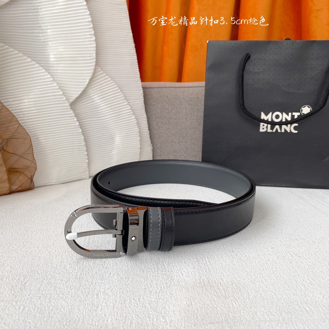 Montblanc Male Basic Belt Cow Leather M-l
