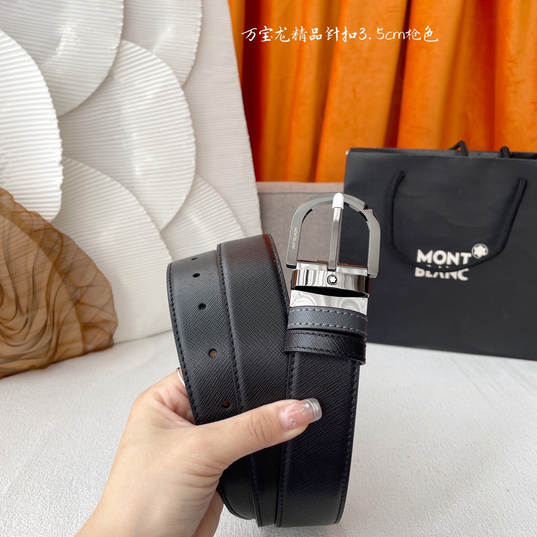 Montblanc Male Basic Belt Cow Leather M-l