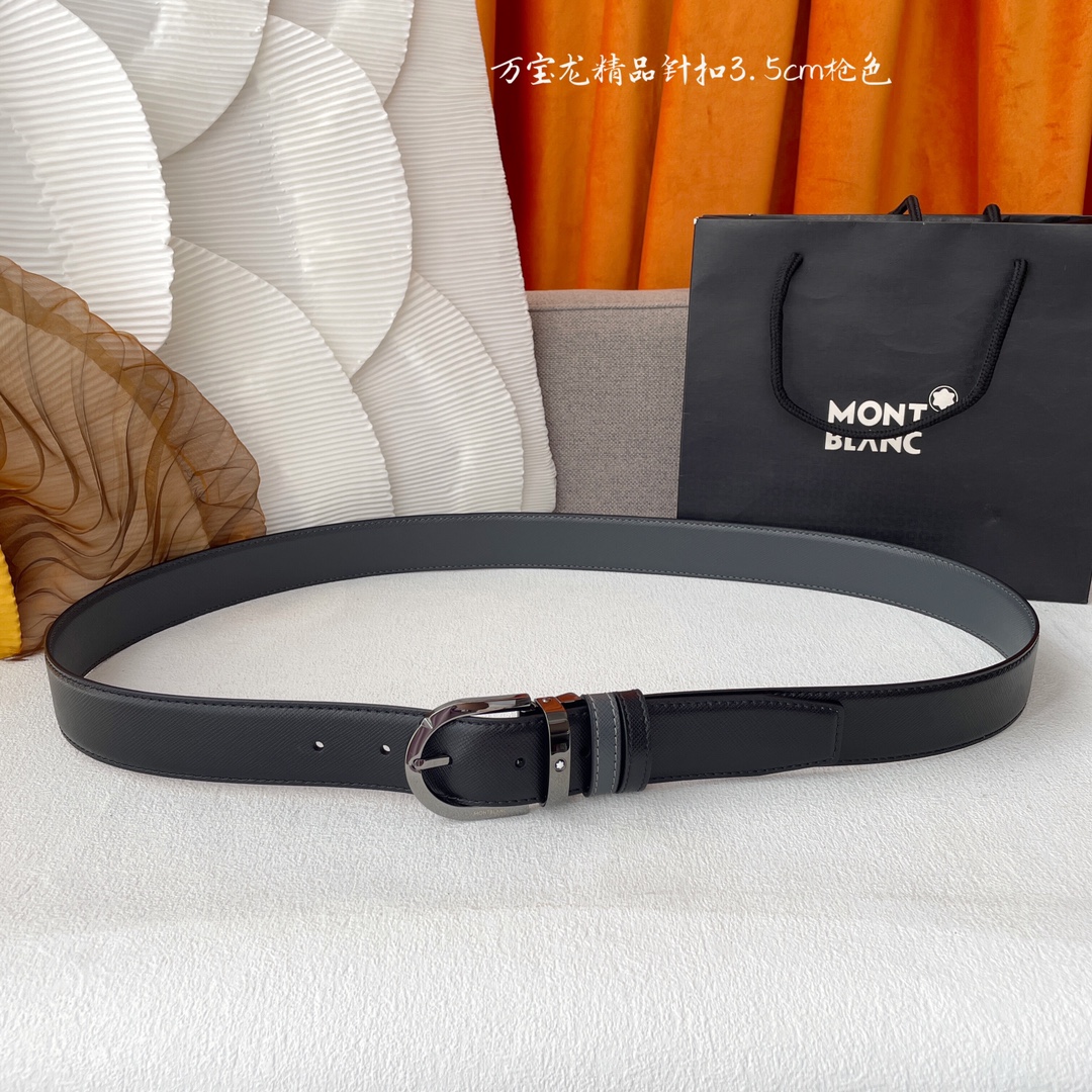 Montblanc Male Basic Belt Cow Leather M-l