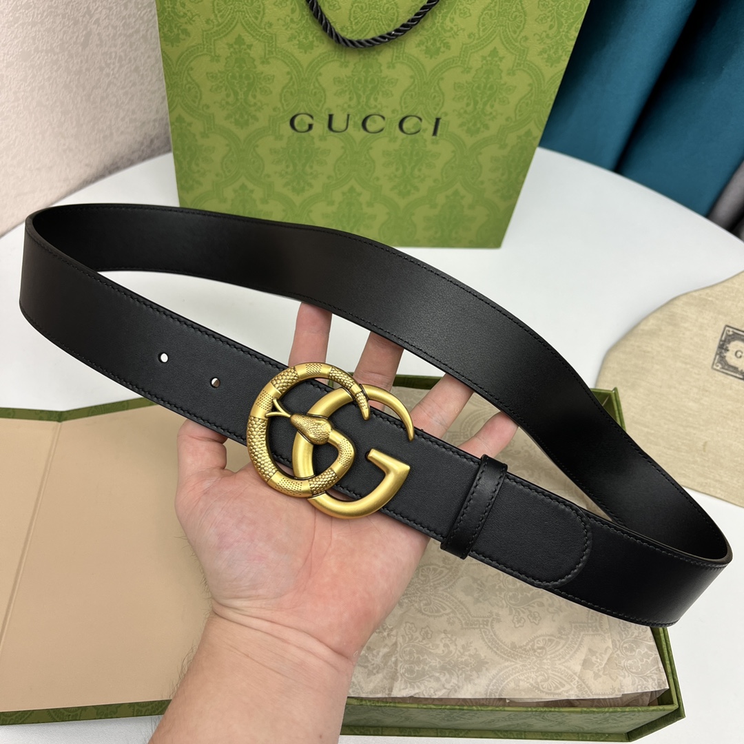 Gucci Male Basic Belt Cow Leather