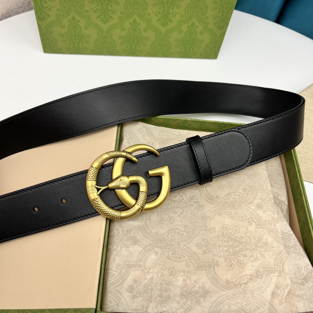 Gucci Male Basic Belt Cow Leather