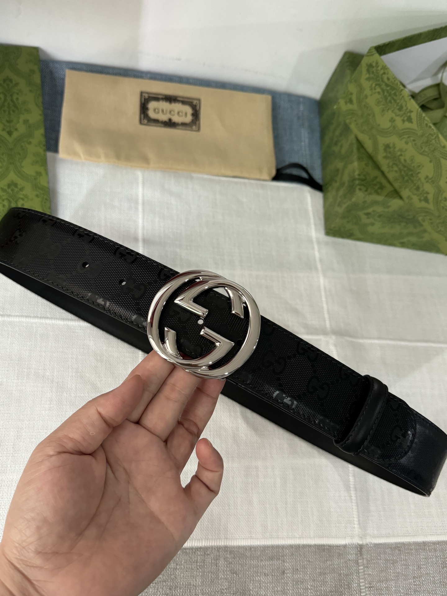 Gucci Male Basic Belt 38mm