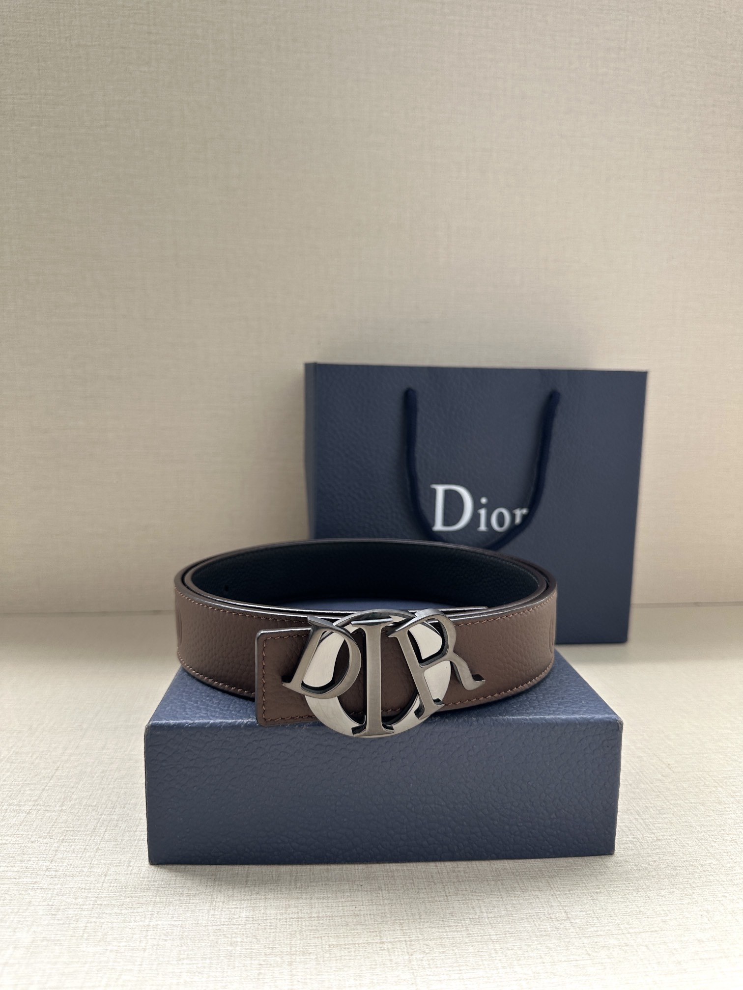 Basic Belt Cow Leather Black M