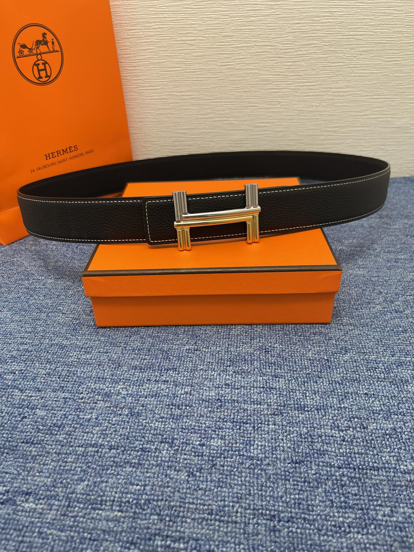 Hermès Leather Belt S-m
