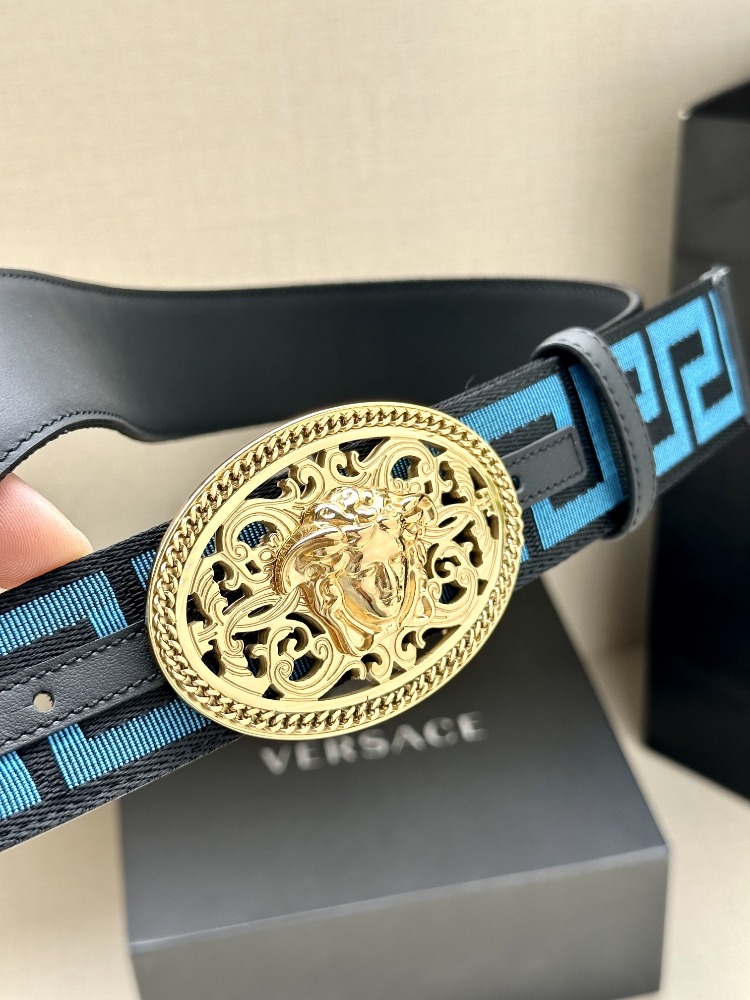 Versace Basic Belt Canvas S-m
