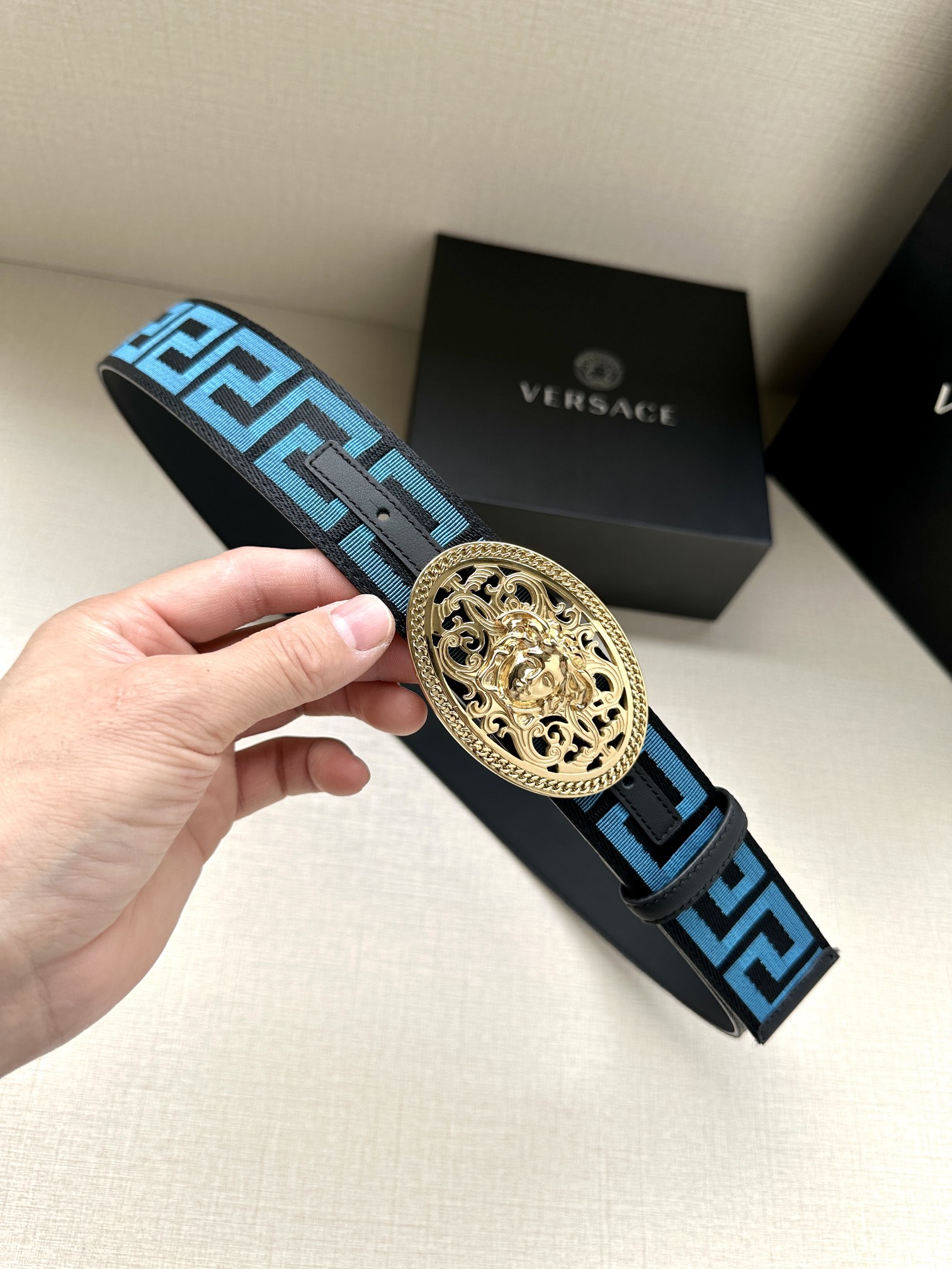 Versace Basic Belt Canvas S-m