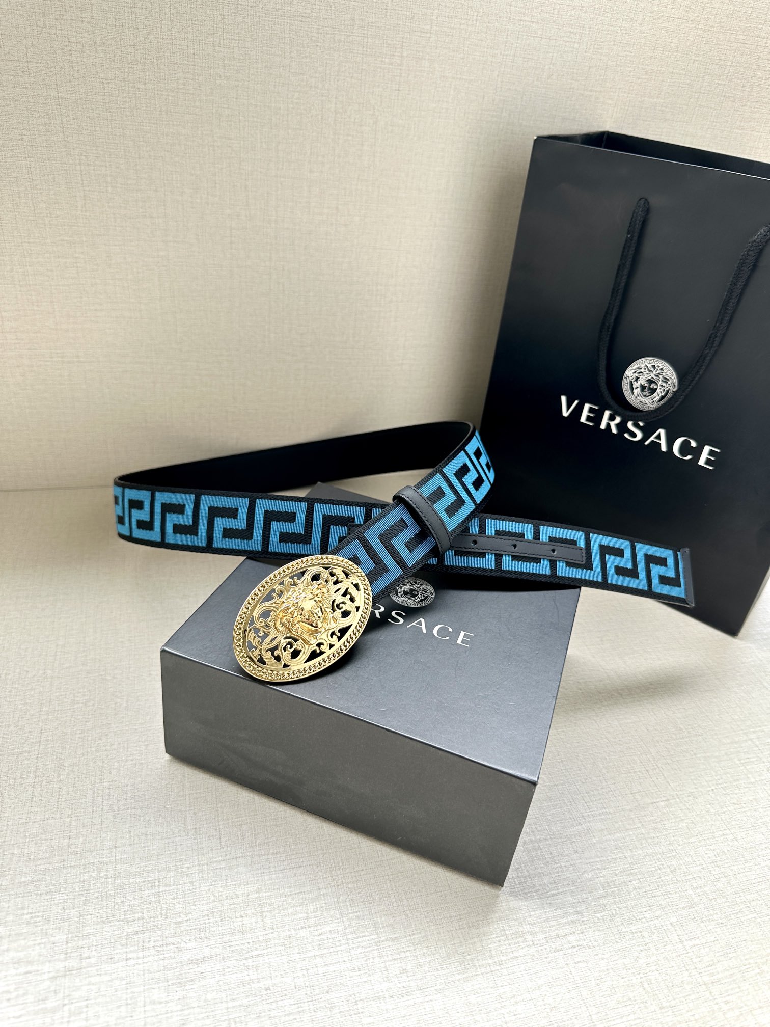 Versace Basic Belt Canvas S-m