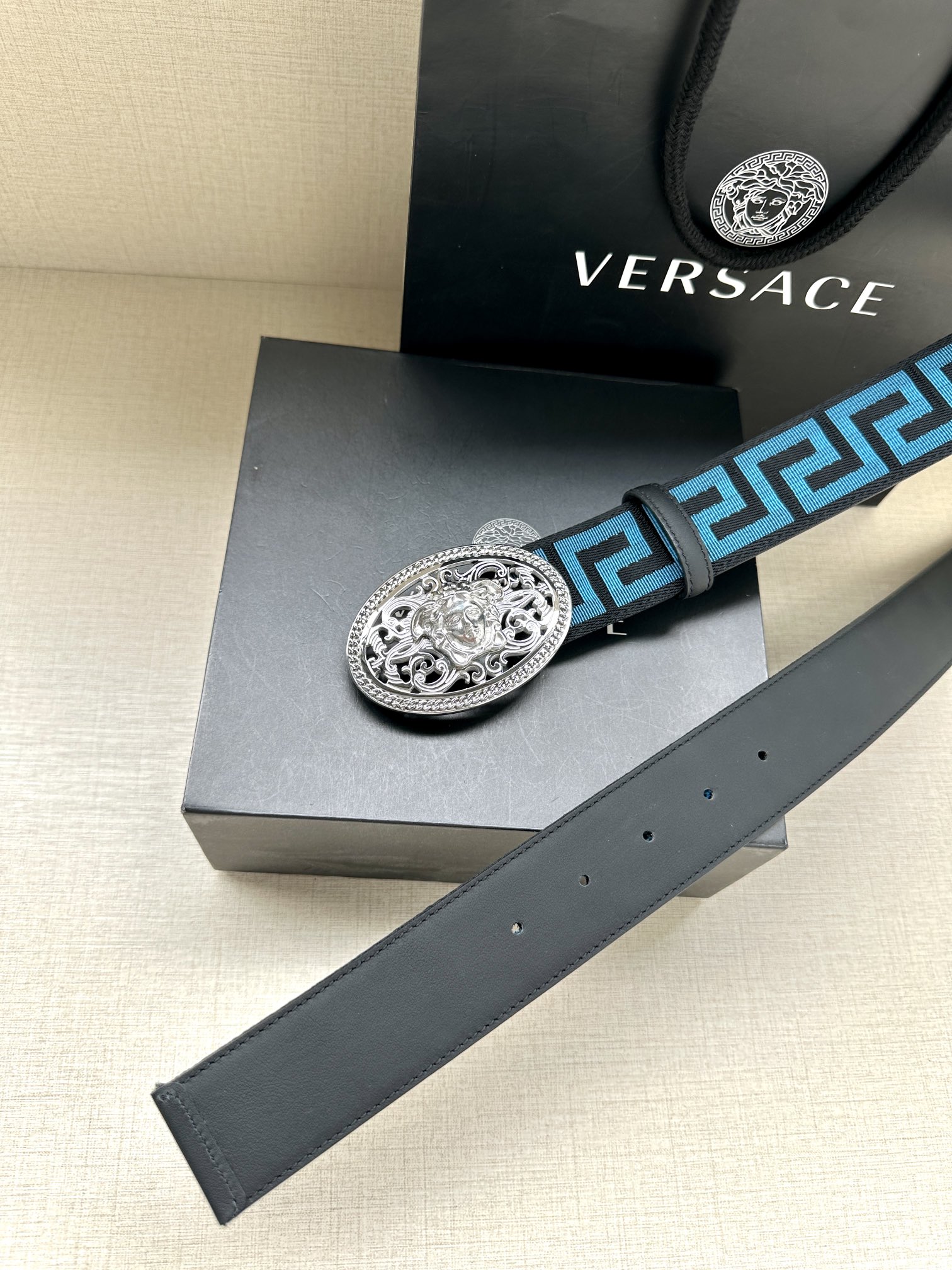 Versace Basic Belt Canvas S-m