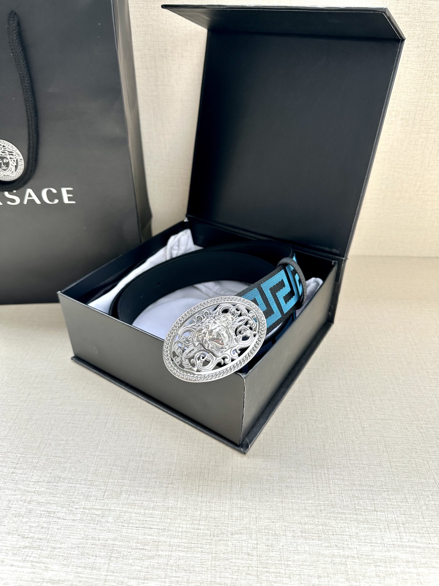 Versace Basic Belt Canvas S-m