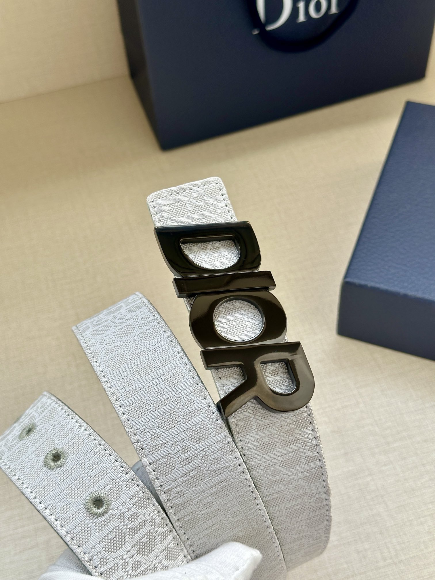 Basic Belt Cow Leather Gray M-l