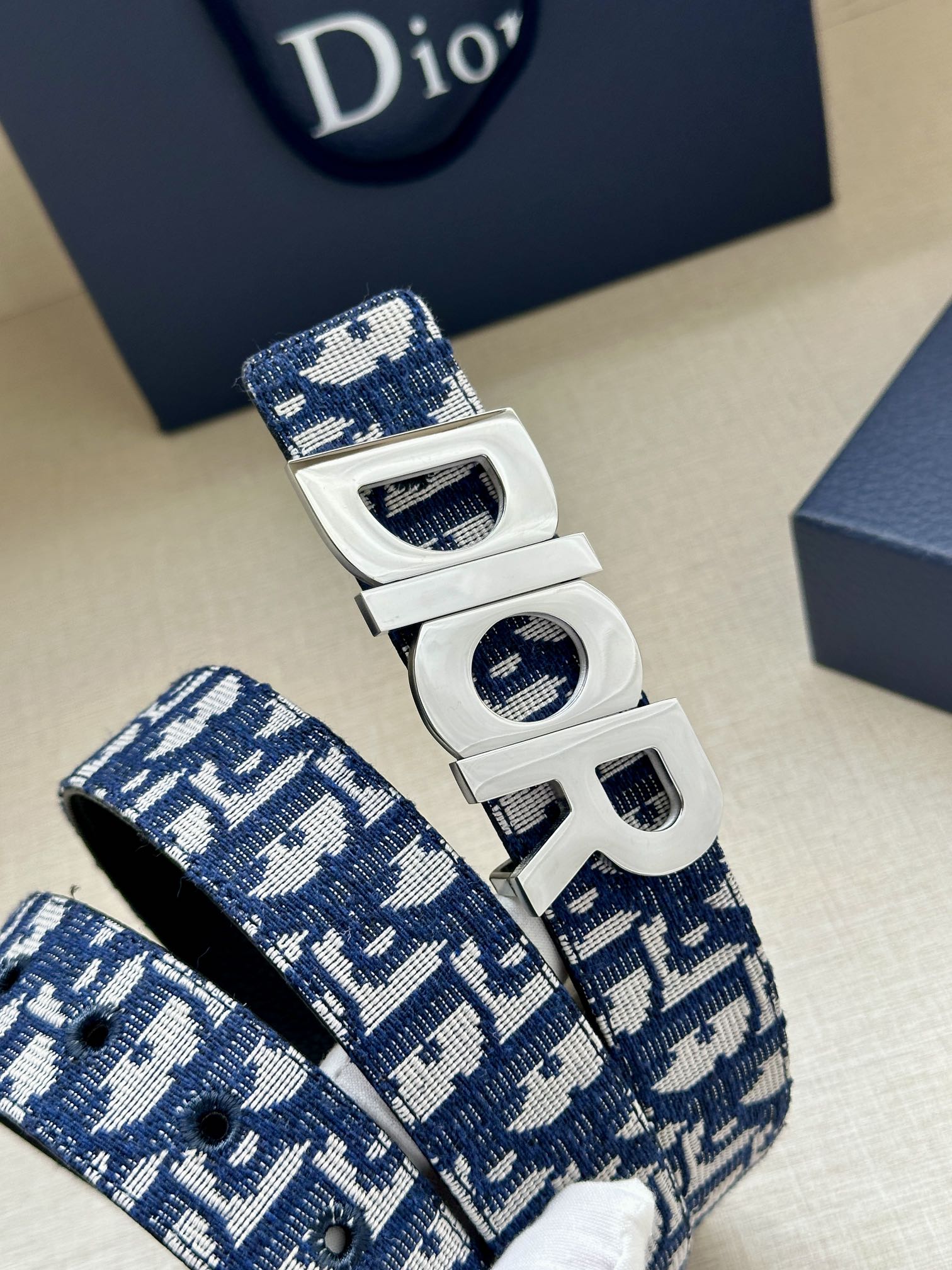 Basic Belt Cow Leather Gray M-l