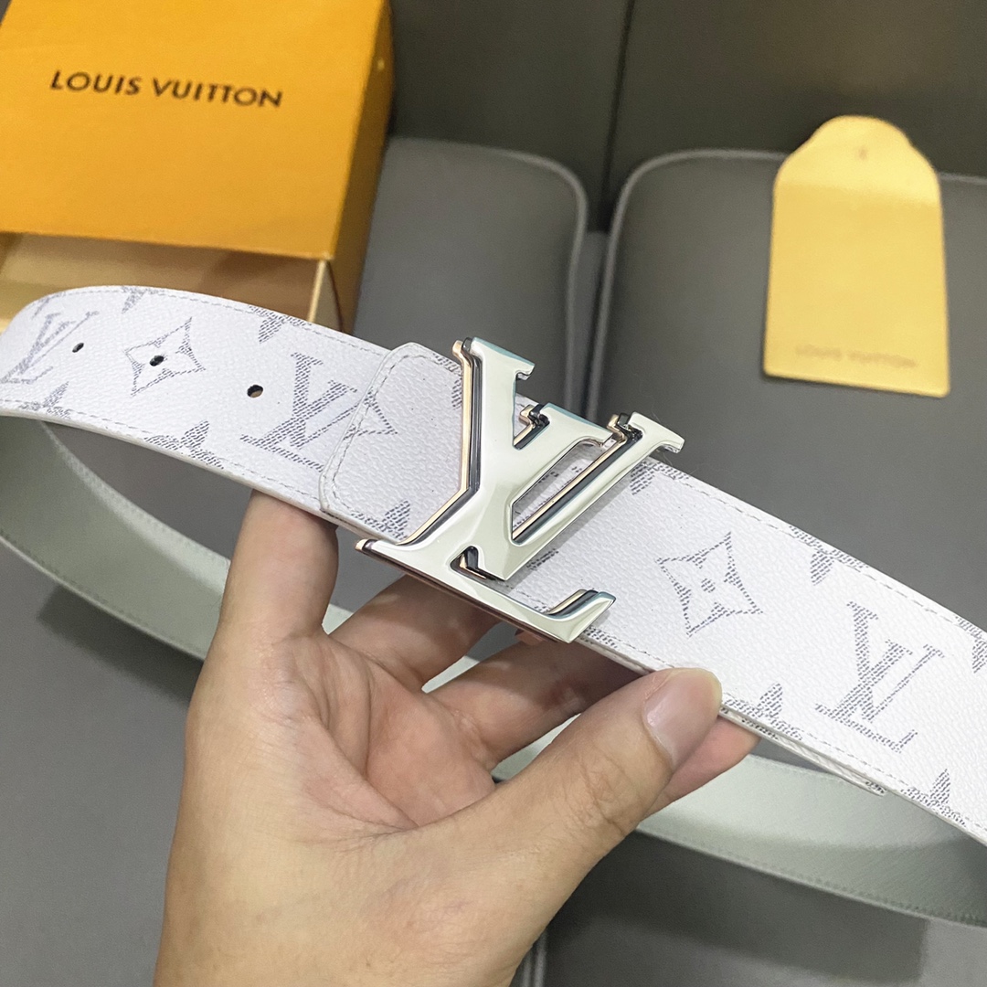 Louis Vuitton Male Basic Belt Cow Leather 40mm-s-l