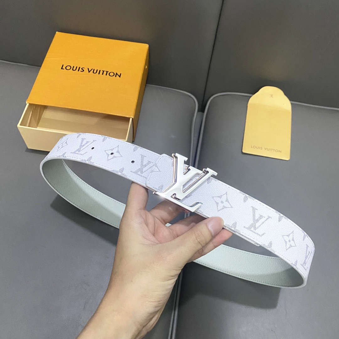 Louis Vuitton Male Basic Belt Cow Leather 40mm-s-l