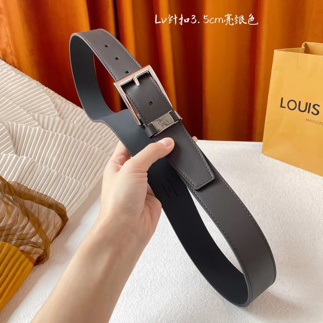 Basic Belt Cow Leather Coffee M