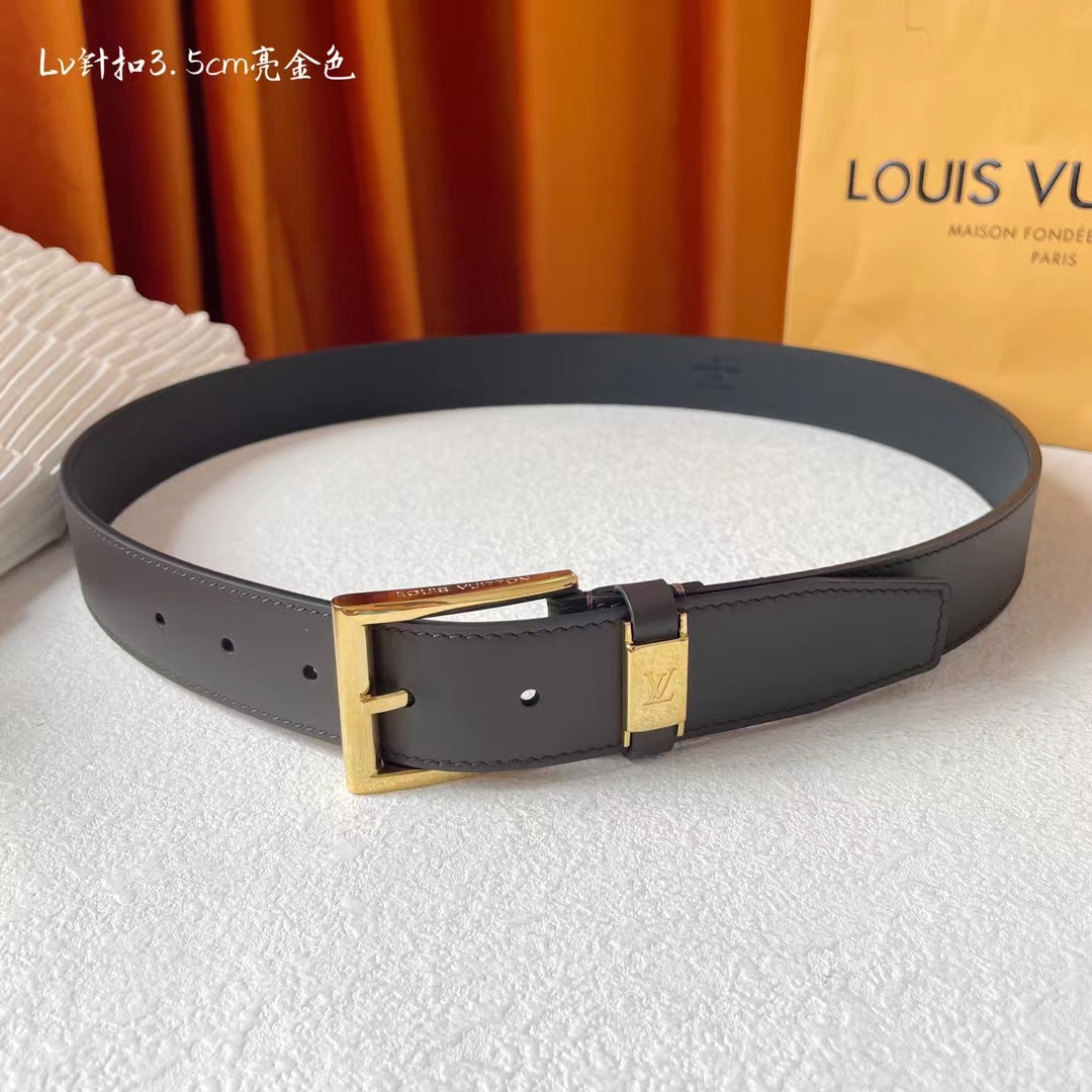 Basic Belt Cow Leather Coffee M