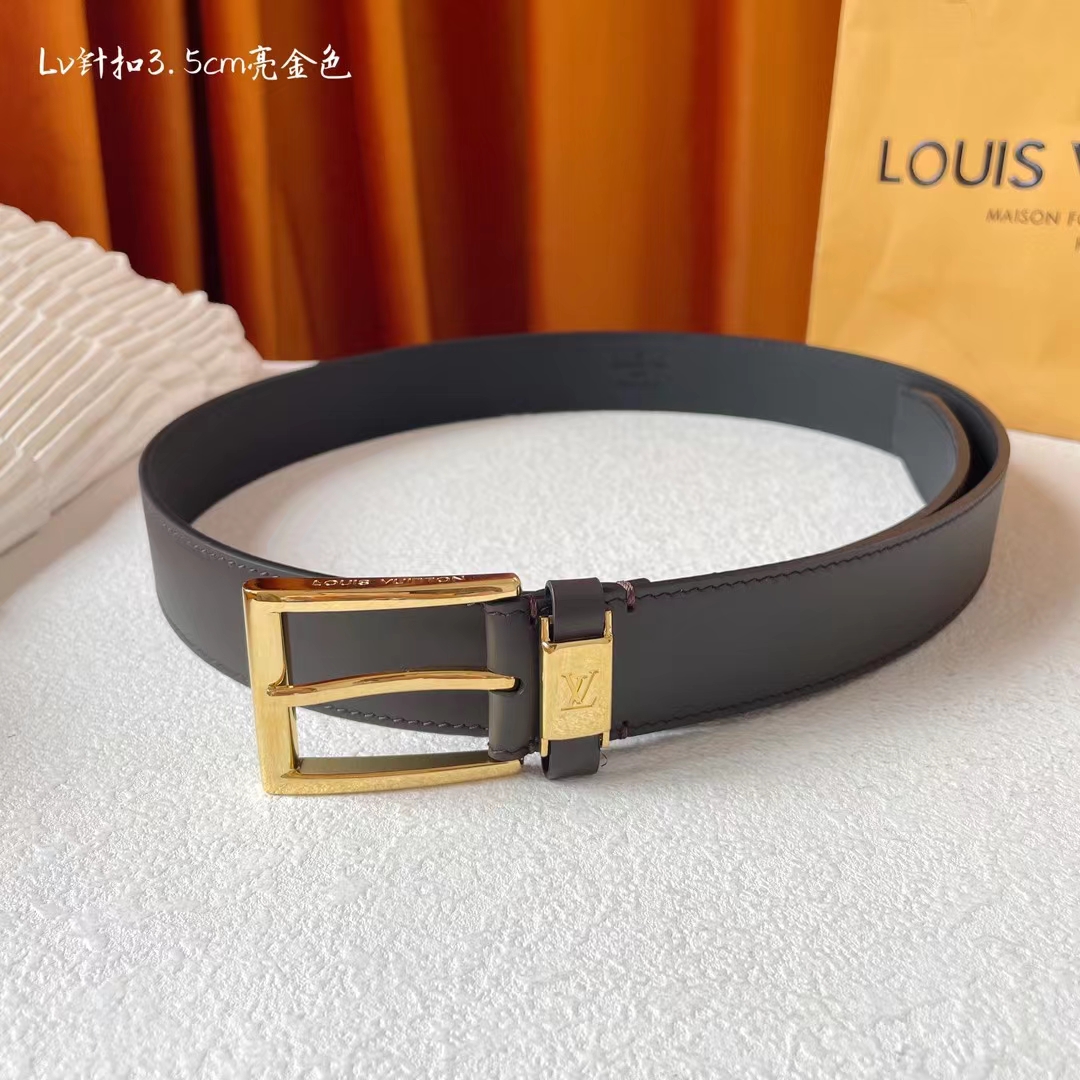 Basic Belt Cow Leather Coffee M