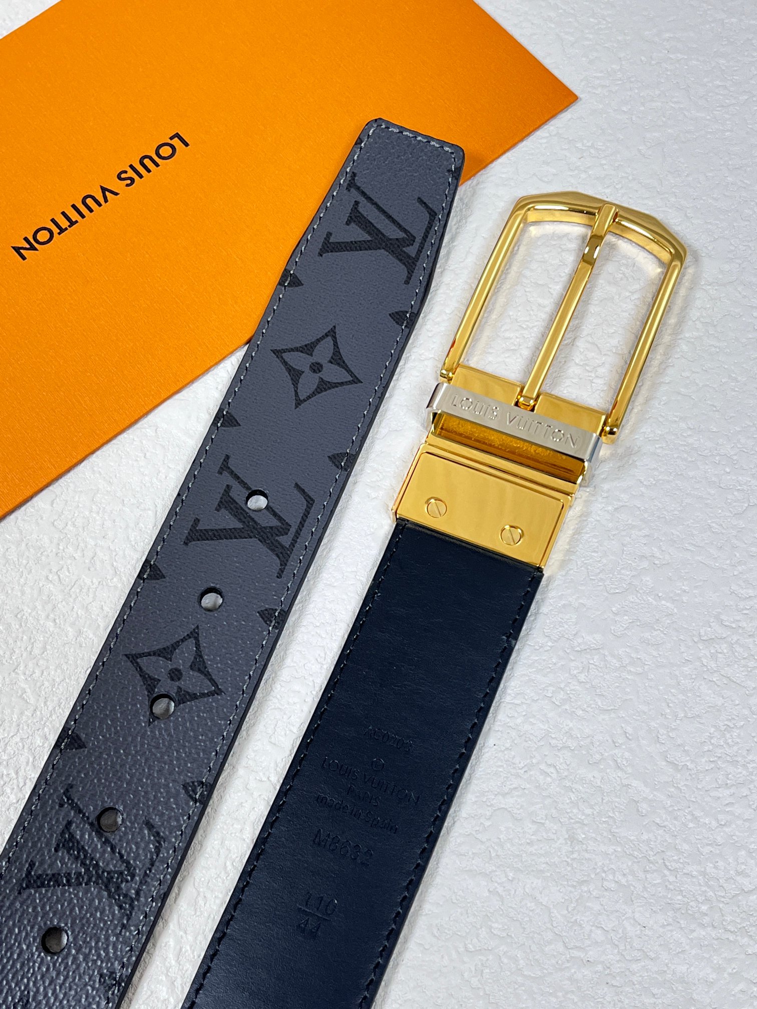 Basic Belt Cow Leather Gray