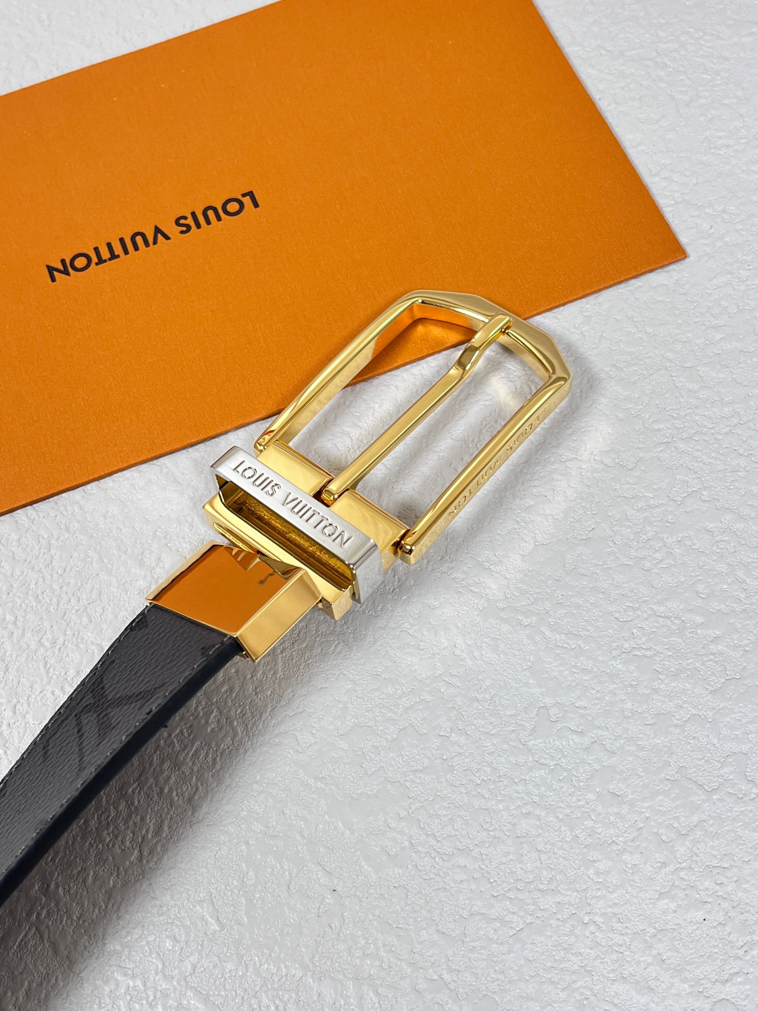 Basic Belt Cow Leather Gray