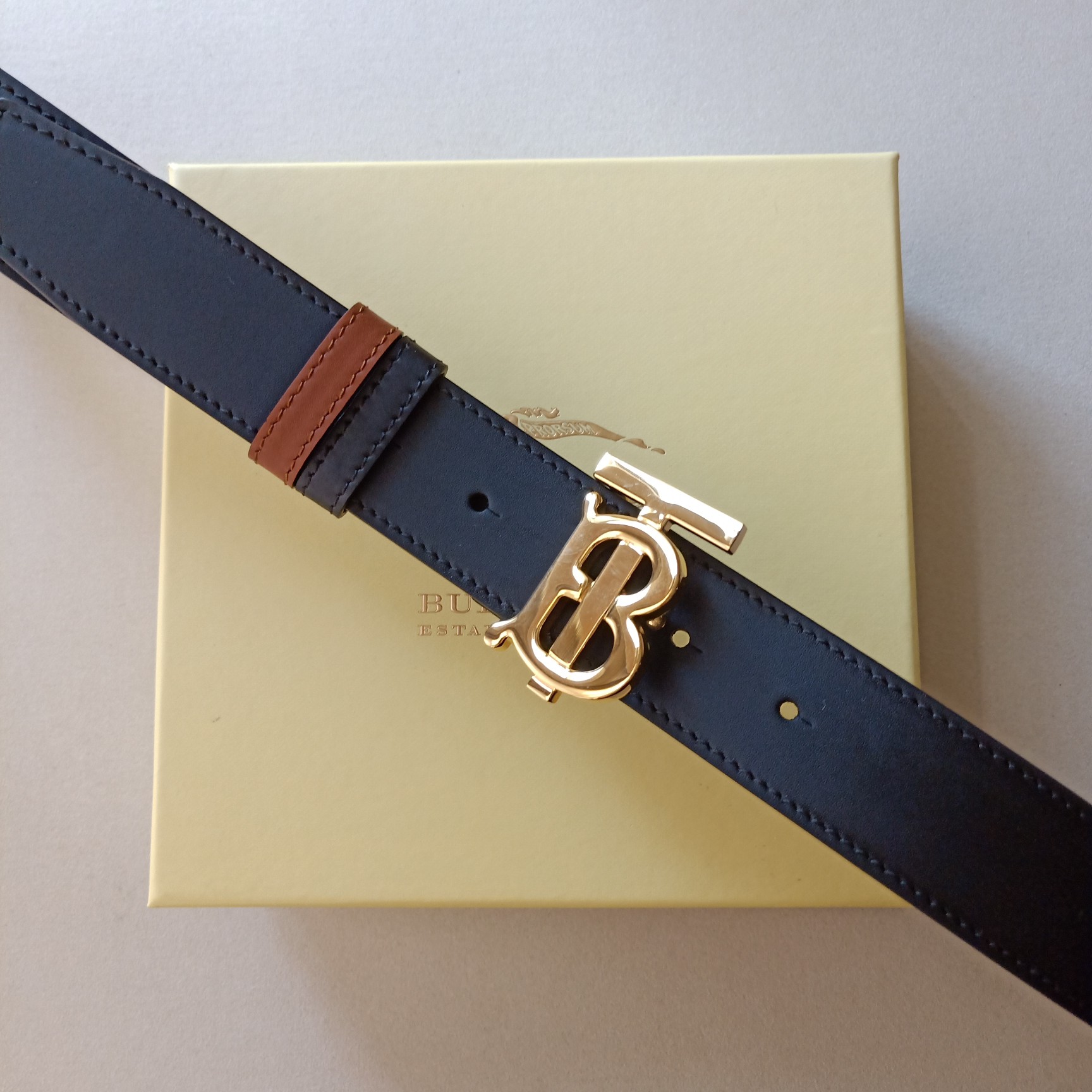 Burberry Male Basic Belt 35mm