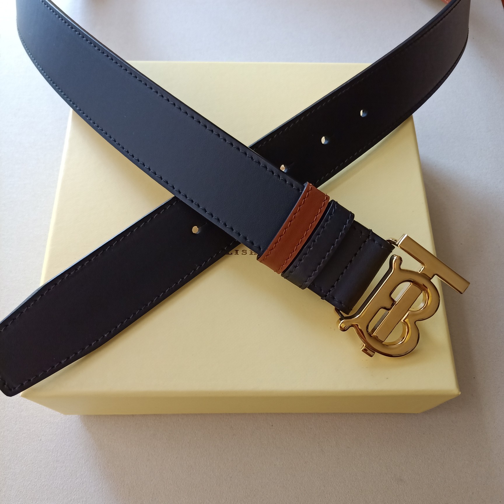 Burberry Male Basic Belt 35mm
