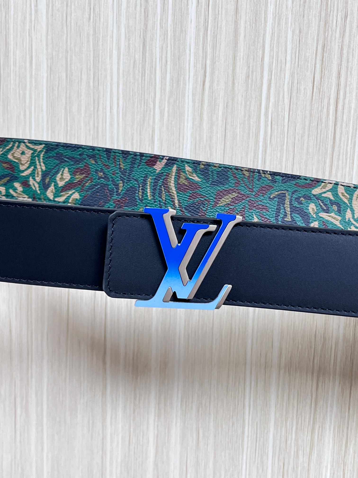 Basic Belt Cow Leather Blue