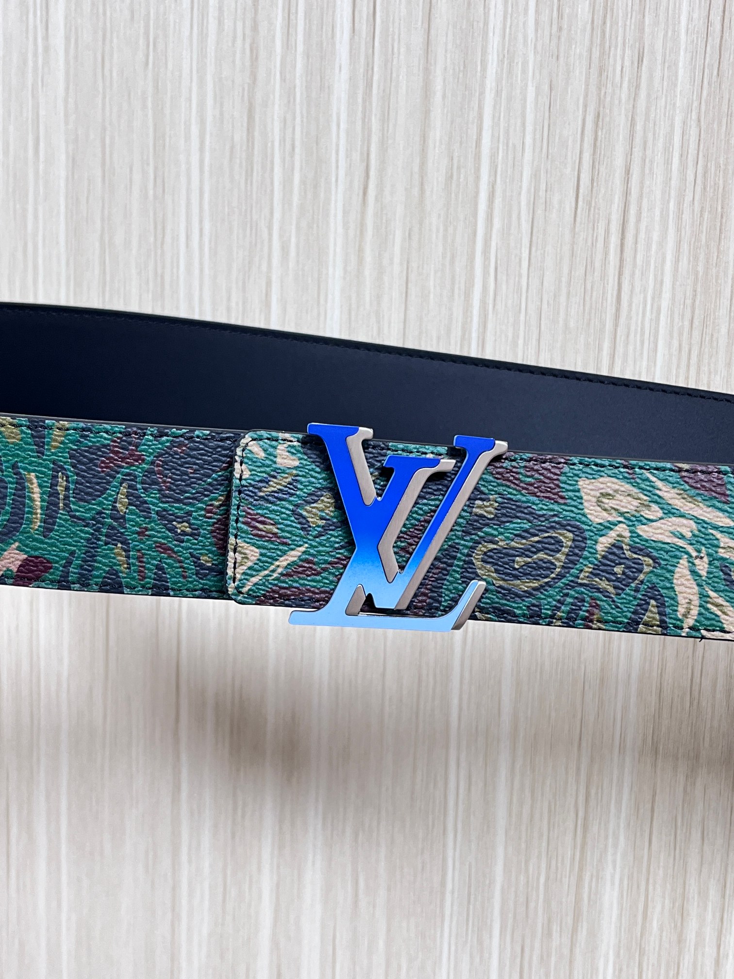 Basic Belt Cow Leather Blue