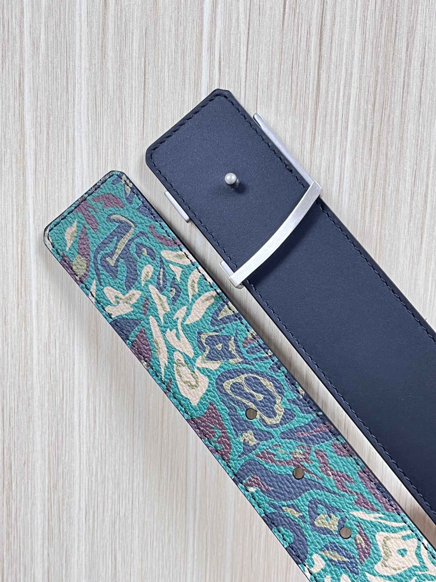 Basic Belt Cow Leather Blue