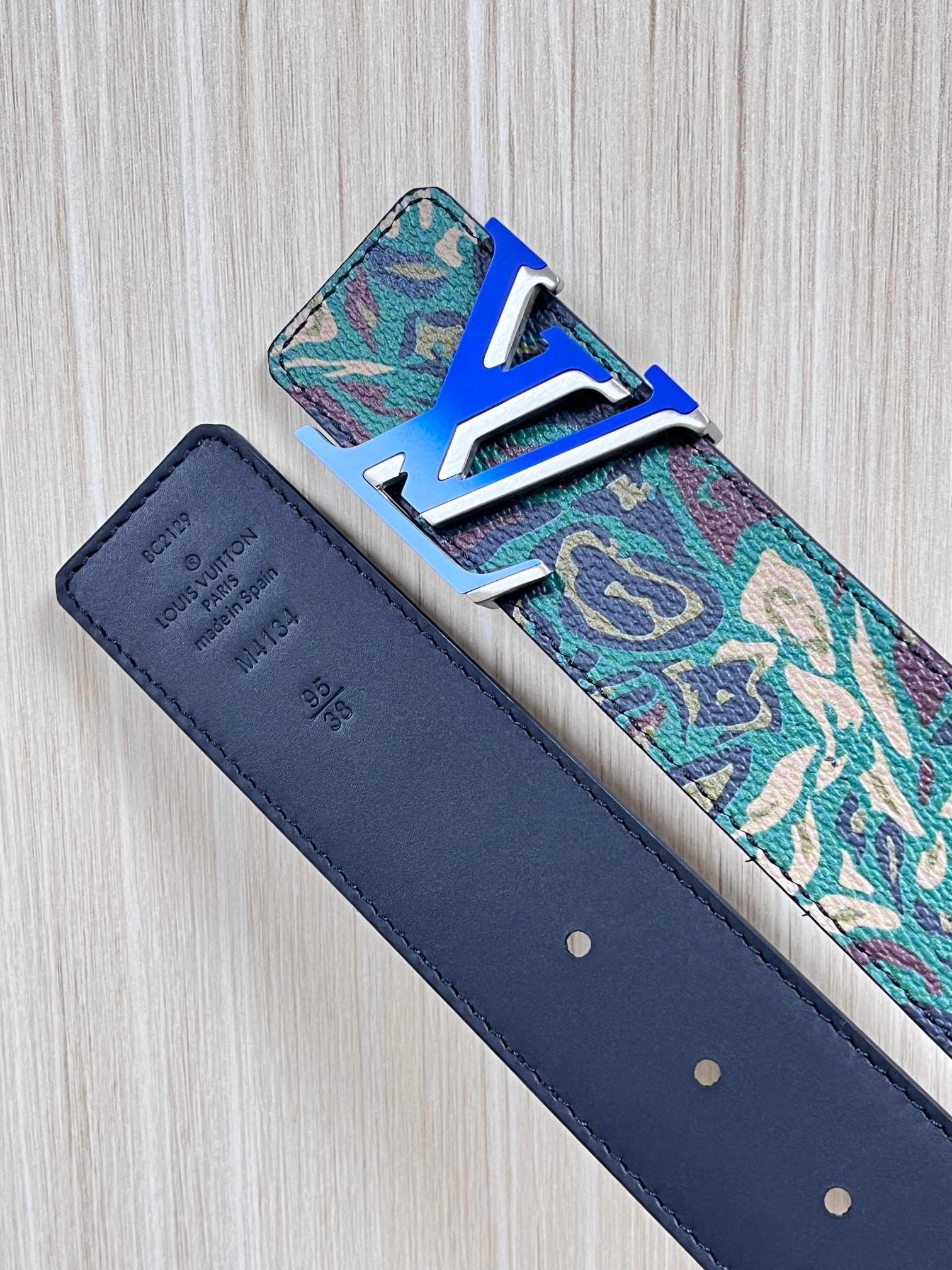 Basic Belt Cow Leather Blue