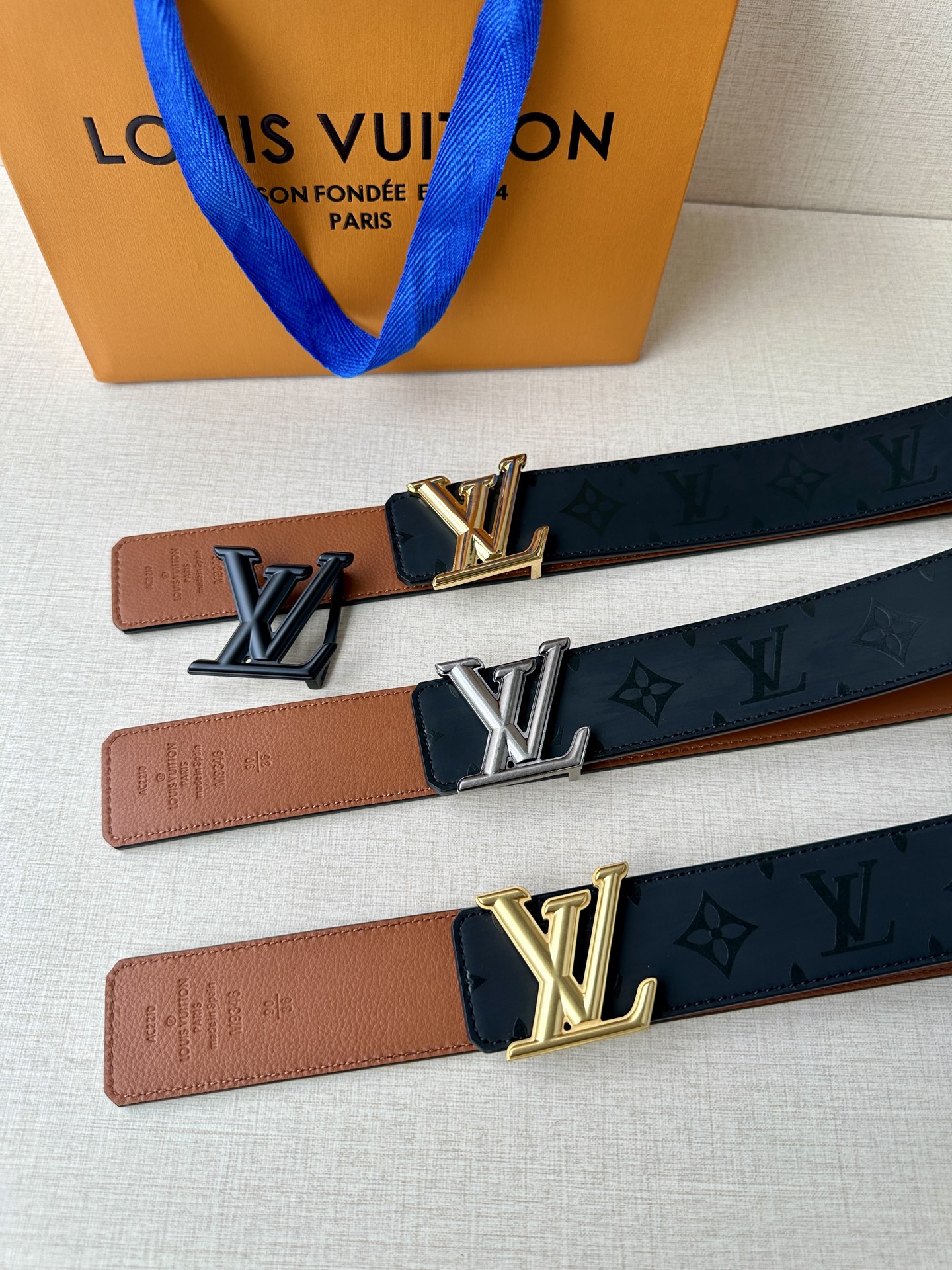 Louis Vuitton Leather Belt S-m-l